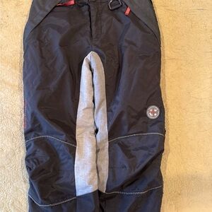 Mountain Horse polar fleece insulated XS Equestrian Black / Gray riding Pants